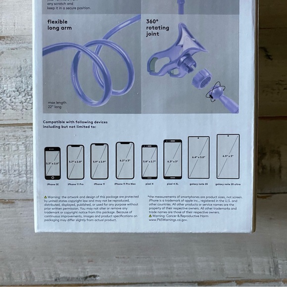 Clip Phone Mount (Lavender) - Picture 3 of 3